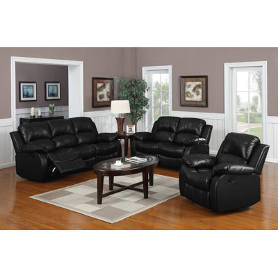 Wildon Home ® Montclair 3 Piece Reclining Livin..
