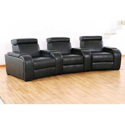 Wildon Home ® Meadows Home Theater Recliner (Row of 3)