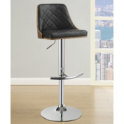 Wildon Home ® Adjustable Height Swivel Bar Stool