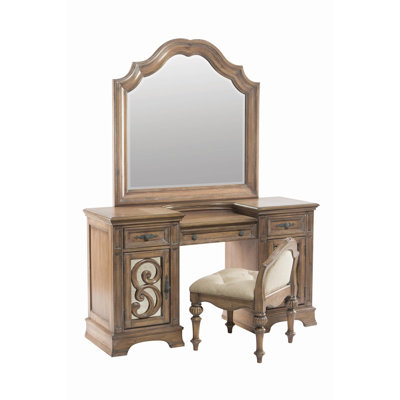 Wildon Home ® Ilana Vanity Set with Mirror