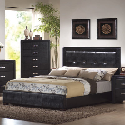 Wildon Home ® Kearny 5 Drawer Faux Leather Chest