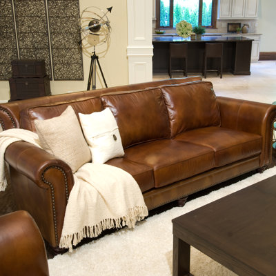 Elements Fine Home Furnishings Paladia Leather Sofa