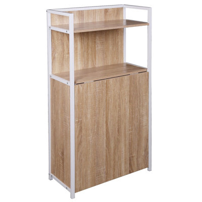 Merax Writing Desk with Bookcase