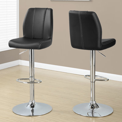 Monarch Specialties Inc. Adjustable Height Swivel Bar Stool (Set of 2)