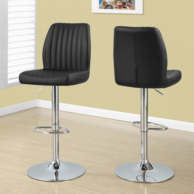 Monarch Specialties Inc. Adjustable Height Swivel Bar Stool (Set of 2)