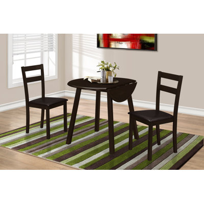 Monarch Specialties Inc. 3 Piece Dining Set