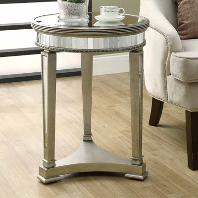 Monarch Specialties Inc. Mirrored End Table