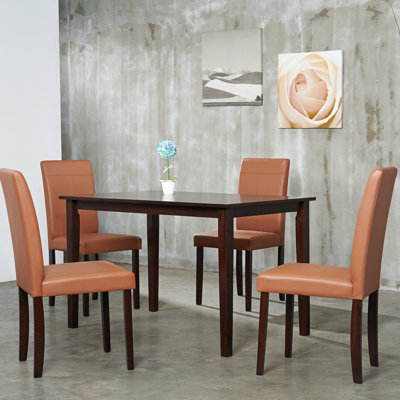 Warehouse of Tiffany 5 Piece Dining Set