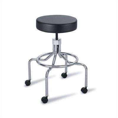 Safco Products Company Height Adjustable Lab Stool with 2 Swivel Casters