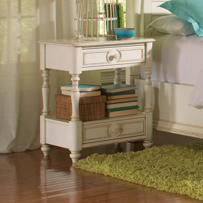 Beachcrest Home Vassar 2 Drawer Nightstand