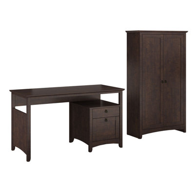 Check price and read more information from recommend store. Darby Home Co Egger Single Pedestal Desk with 2-Door Tall Storage Cabinet
