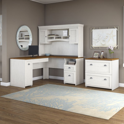 Bush Furniture Fairview Desk with Hutc..