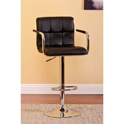 AC Pacific Adjustable Height Swivel Bar Stool