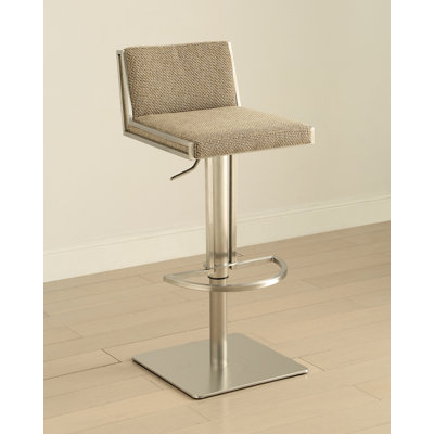 AC Pacific Adjustable Height Swivel Bar Stool
