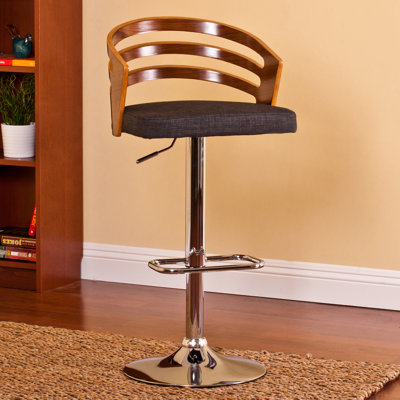 AC Pacific Adjustable Height Swivel Bar Stool