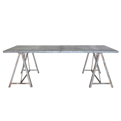 Creative Co-Op Gatherings Sawhorse Coffee Table