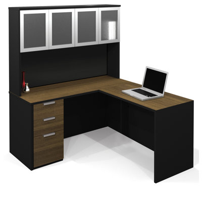 Check price and read more information from recommend store. Bestar Pro-Concept L-Shape Desk Office Suite with Hutch