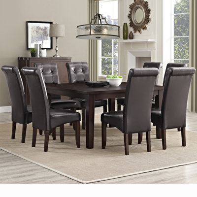 Simpli Home Eastwood 9 Piece Dining Set