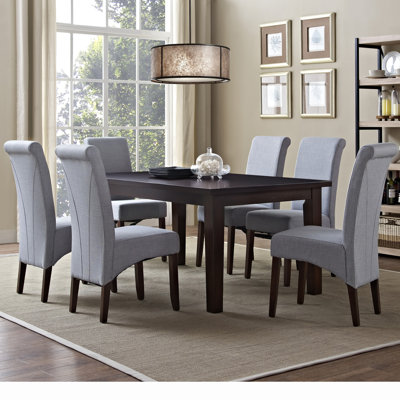 Simpli Home Avalon 7 Piece Dining Set