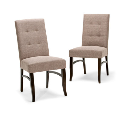 Simpli Home Ezra Deluxe Parsons Chair (Set of 2)