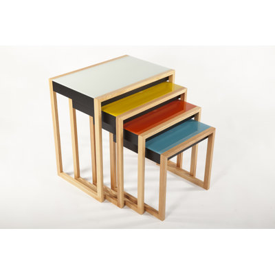 dCOR design The Bayer 4 Piece Nesting Table Set