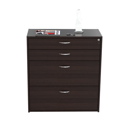 Inval 4 Drawer Storage & Filing Cabinet
