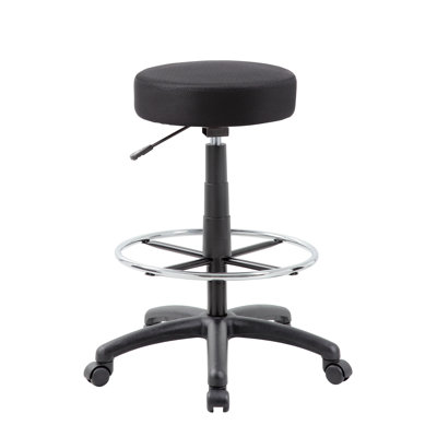 Boss Office Products Height Adjustable Mesh Drafting Chair
