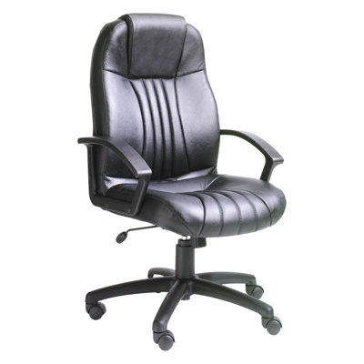 Boss Office Products Modern High-Back Leather Executive Chair