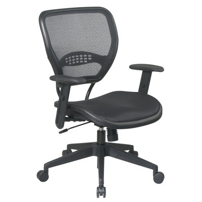Office Star Products SPACE Mid-Back Task Chair with Adjustable Arms