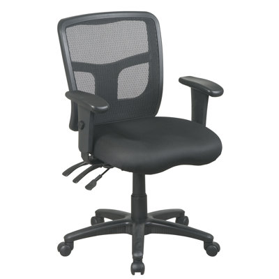 Office Star Products ProLine II High-Back Dual Function Control Conference Chair with Arms