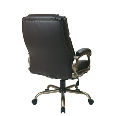 Check price and read more information from trusted store. Office Star Products Eco Leather Big Mans Executive Chair with Padded Loop Arms