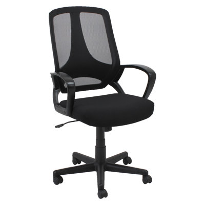 Oif Mid-Back Mesh Executive Office Chair with Fixed Loop Arms