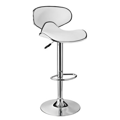 Brayden Studio Adjustable Height Swivel Bar Stool