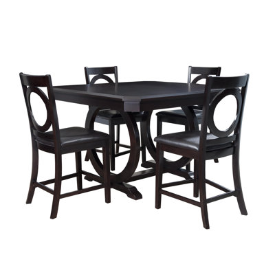 Powell Furniture Brigham 5 Piece Counter Height Dining Set