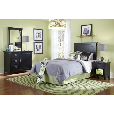 Powell Furniture Mission Platform 4 Piece Bedroo..