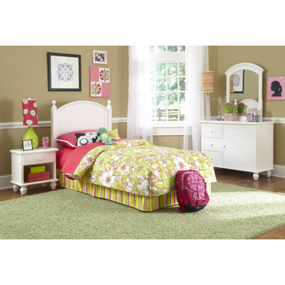 Powell Furniture Panel 4 Piece Bedroom Set