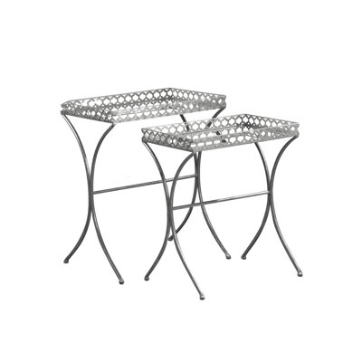 House of Hampton Merchant 2 Piece Nesting Tables