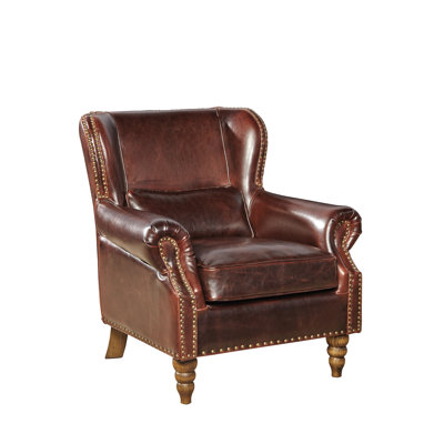 Furniture Classics LTD Leather Wingback Chair