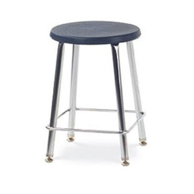 Virco Height Adjustable Stool with Footrest (Set of 2)