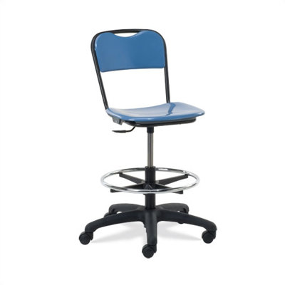 Virco Height Adjustable Lab Stool with Casters