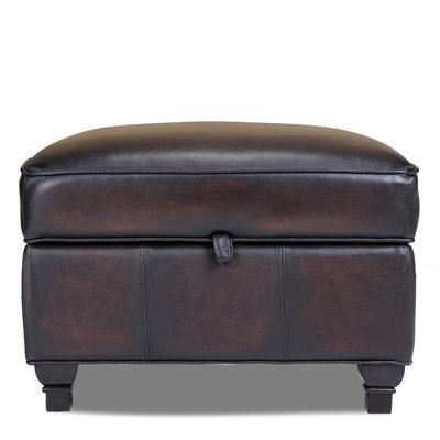 Opulence Home Pablo Leather Storage Ottoman