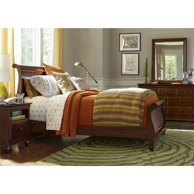 SmartStuff Furniture Classics 4.0 Twin Sleigh Customizable Bedroom Set