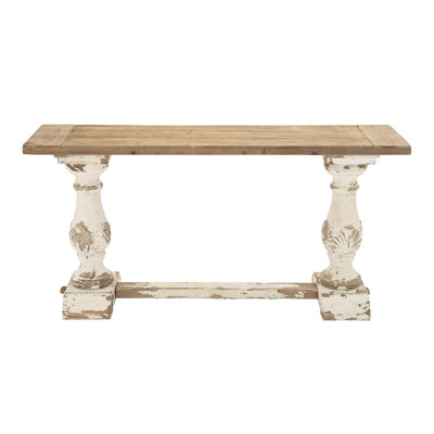 Woodland Imports Wood Console Table