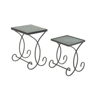 Woodland Imports 2 Piece End Table Set