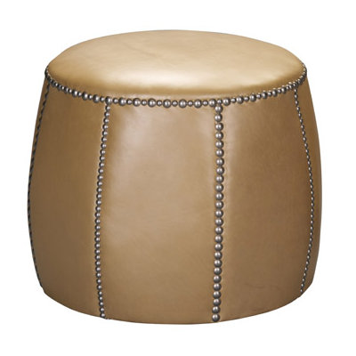 Leathercraft Tia Leather Ottoman