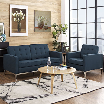 Modway Loft 2 Piece Living Room Set