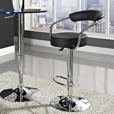 Modway Diner Adjustable Height Swivel Bar Stool