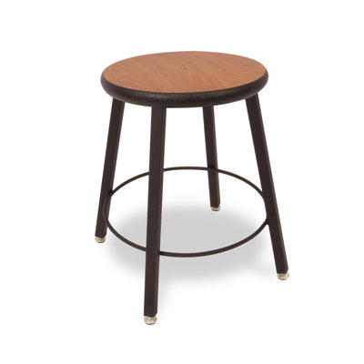 WB Manufacturing Round Laminate Armor Edge Seat 4 Leg Stool