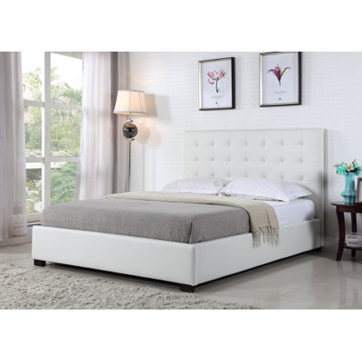 BOGA Furniture Genova Upholstered Platform Bed