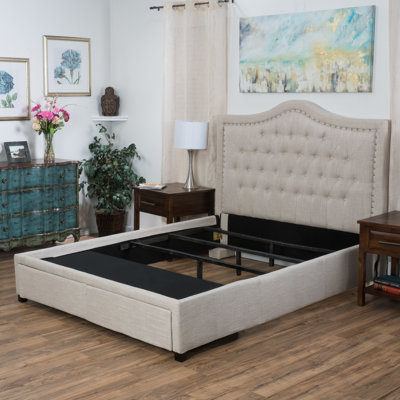 Darby Home Co Saltsman Upholstered Storage Panel..